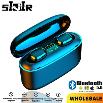 

G5S TWS Bluetooth 5.0 Earphone 9D Stereo IPX7 Sport Waterproof Earbuds Works on all Android iOS Smartphones Wireless Headphone