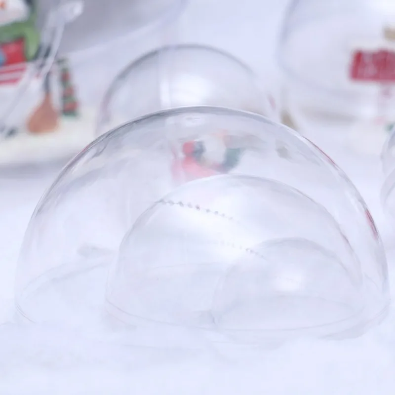 10 шт. прозрачный пластиковый мяч наполнитель Baubles Рождественский шар украшения DIY Свадебная вечеринка праздничные украшения для дома