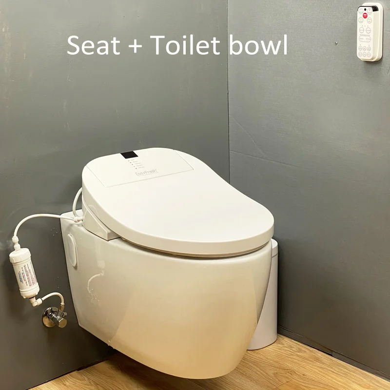 EcoFresh WC toilet smart toilet seat cover electronic bidet cover clean dry seat heating wc intelligent