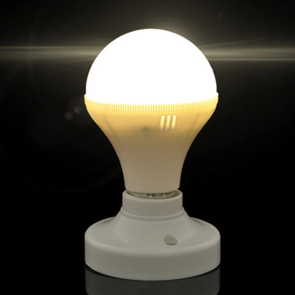 10 Pezzi E27 Base A Vite 1 W LED Lampadina Per Palline Da Golf Lampada A Sfera Per Decorazioni Per Feste 220 V - Bianco Caldo - Foto 7