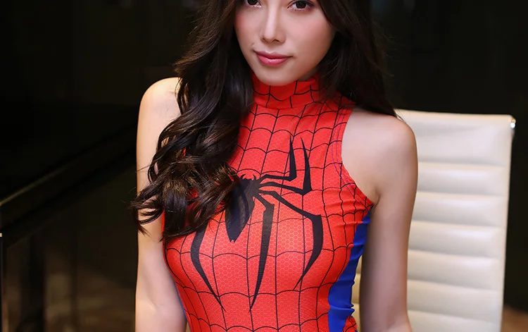 Костюм супергероя из фильма «Человек-паук», костюм для косплея, японские мягкие сексуальные ACGN для девочек