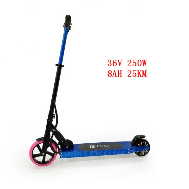 Daibot Electric Kick Scooter 250W Two Wheels Electric Scooters Lightweight Mini Girl Foldable Portable Electric Scooter (2)