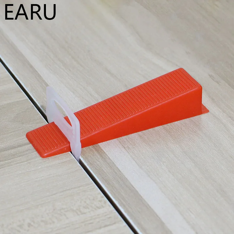 Nivelador de Pisos Nivelamento de Telhas Grampos + 200 Cerâmicos Plástico Cunhas Piso Parede Carrelagem Ferramentas Braçadeiras Localizador 100 Peças Nivelador 300 - Image 4