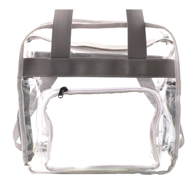 

Heavy-Duty Clear Stadium Bag Clear Crossbody Tote Bag NFL with Extra Long Adjustable Shoulder Strap and Handles