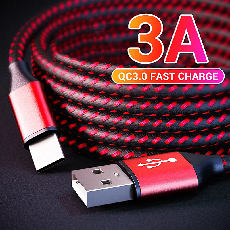 Зарядный кабель Micro USB Type C 3 А|Кабели для мобильных телефонов| |
