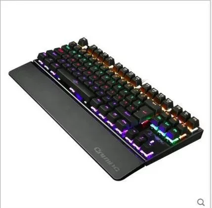 

Backlight Game Mechanical Keyboard Keyclick Cable 87-key Keyboard Gaming Really Mechanical Keyboard CF Lol K28