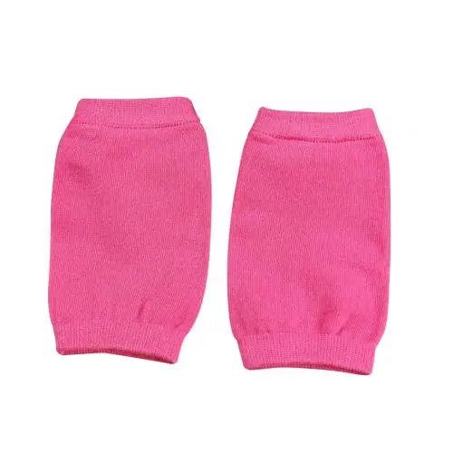 All-match Thermal Knee Sleeve Knee Brace Pad Women Plain Leg Warmer Protector Rose Red