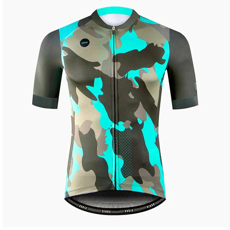 

Breathable Unisex Color Camouflage Camo Cycling Jersey Spring Anti-Pilling Eco-Friendly Bike Clothing Road Team Bicycle Wear
