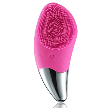 

Facial Cleansing Brush Waterproof Silicone Face Brush Sonic Vibration Deep Cleaning Anti Aging Face Cleanser
