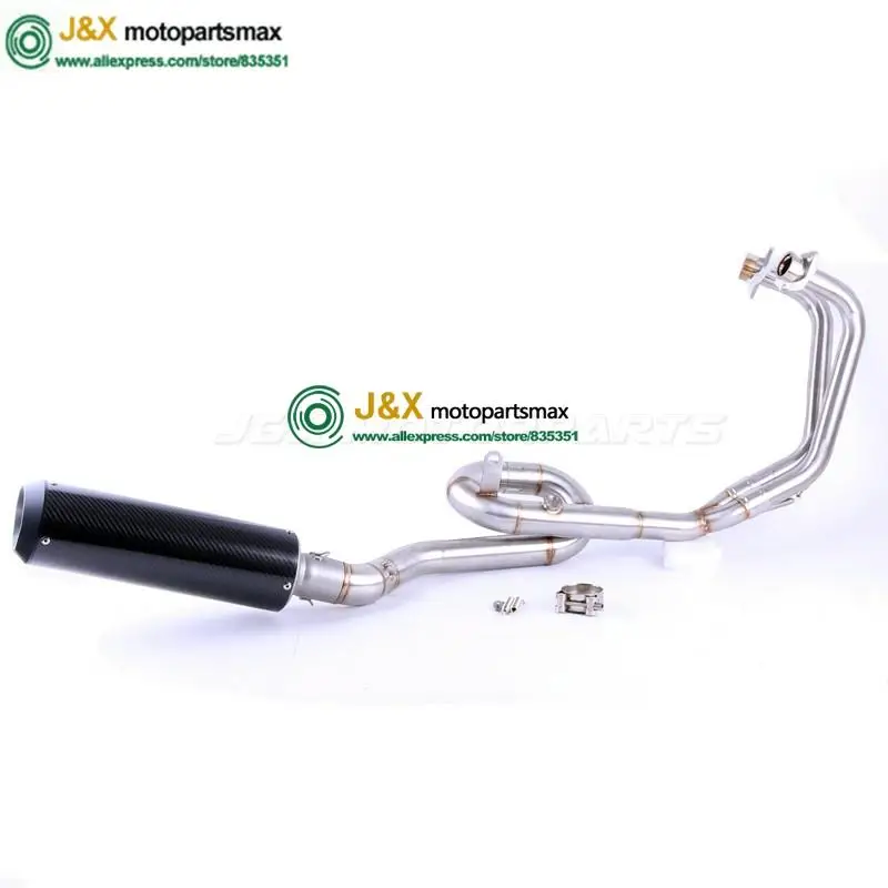 MT-03 MT03 R25 R3 глушитель для мотоцикла полная система контактная средняя труба выхлопная для Yamaha R25 R3- слипоны