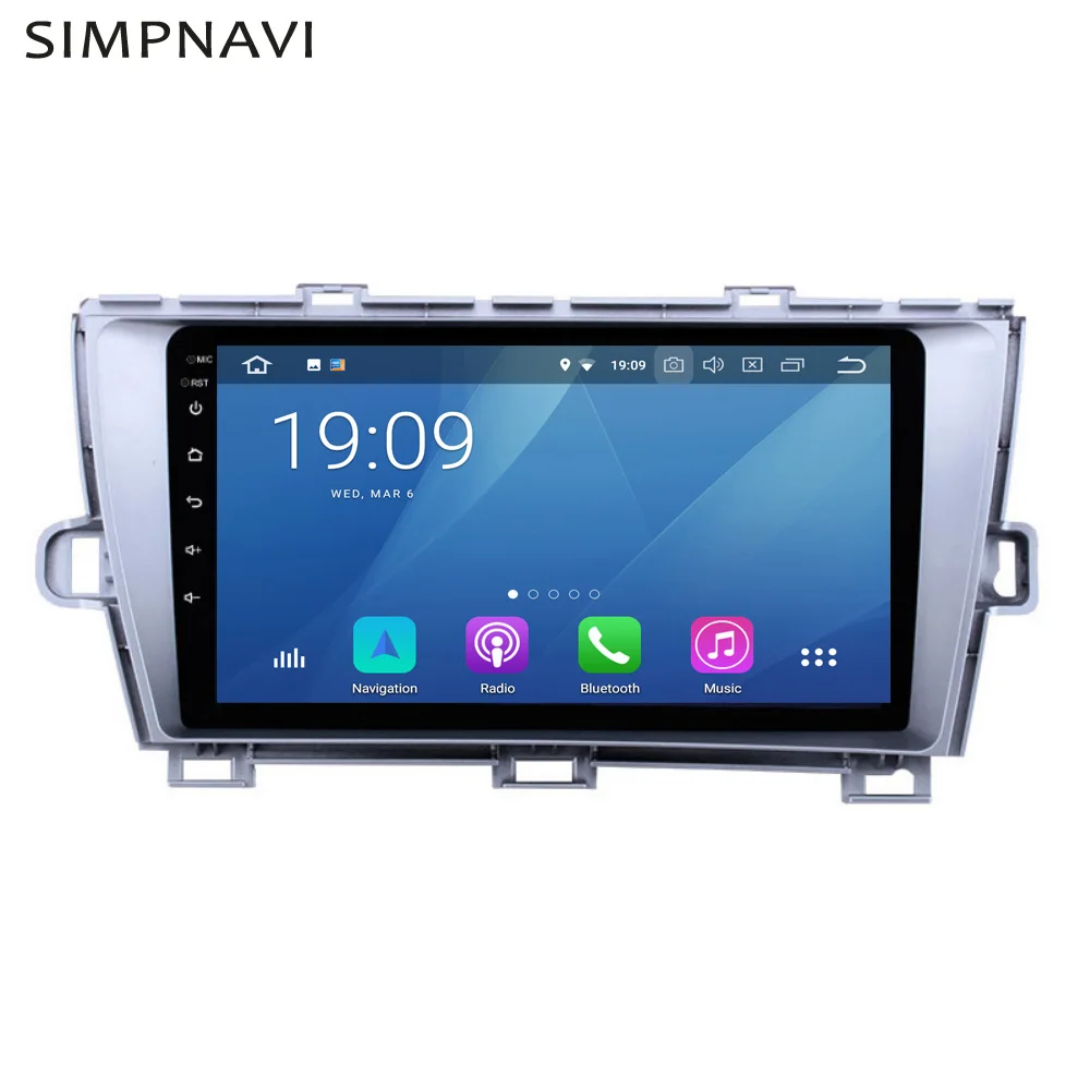 9" Android Car Navigation Multimedia System For Toyota Prius 2009 2013