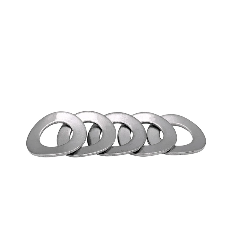 50pcs M3 M4 M5 M6 M8 M10 Waveform washers wave elasticity stainless