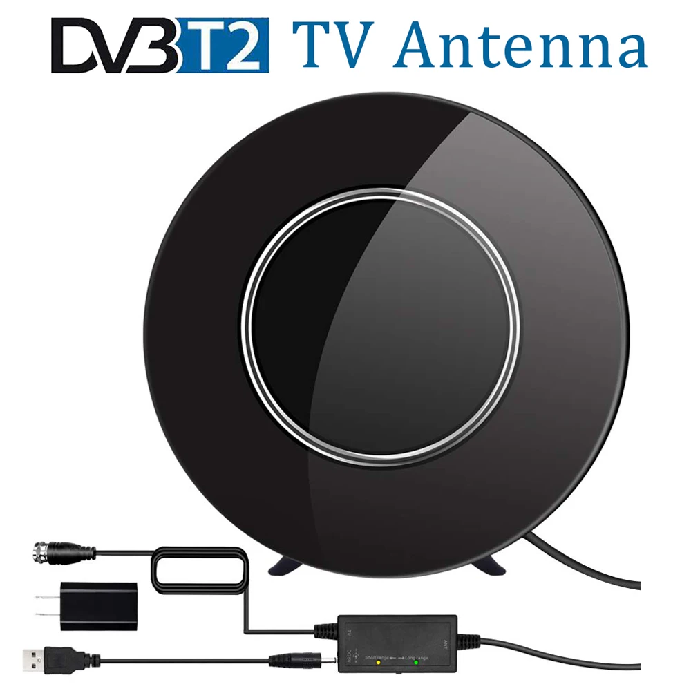 DVB-T2 цифровая телевизионная антенна DVB T2 внутренняя телевизионная антенна HD tv 150 Miles Range Antena усилитель UHF VHF DVBT2 для ТВ-приемника tdt Wifi