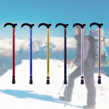 Трость Треккинговая палка Регулируемая телескопическая трость алюминиевая металлическая Т-образная ручка походная трость 2 секции