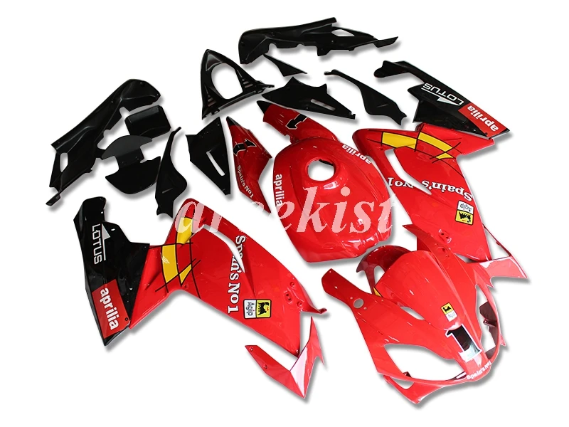 Литьевая Форма ABS обтекатель комплект подходит для Aprilia RS125 125 2006 2007 08 09 10 2011 RS4 пользовательские Обтекатели набор красный черный