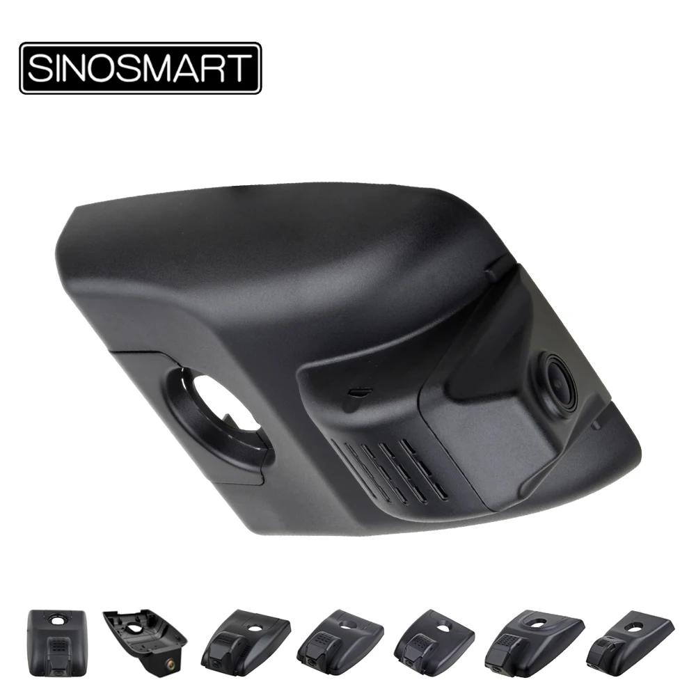 SINOSMART Novatek 96672 Special Car Wifi DVR Camera for Vios Corolla RAV4 YARIS Camry C-HR Crown Highlander Avalon APP Control