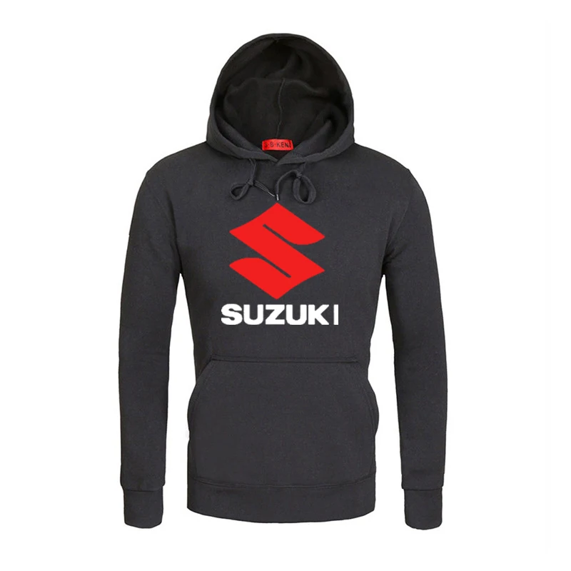 Толстовка с капюшоном для мужчин, автомобиль Suzuki, принт логотипа, Толстовка весна-осень, модная мужская толстовка с капюшоном в стиле хип-хоп harajuku, Повседневная Толстовка из флиса, спортивный костюм - Цвет: 809