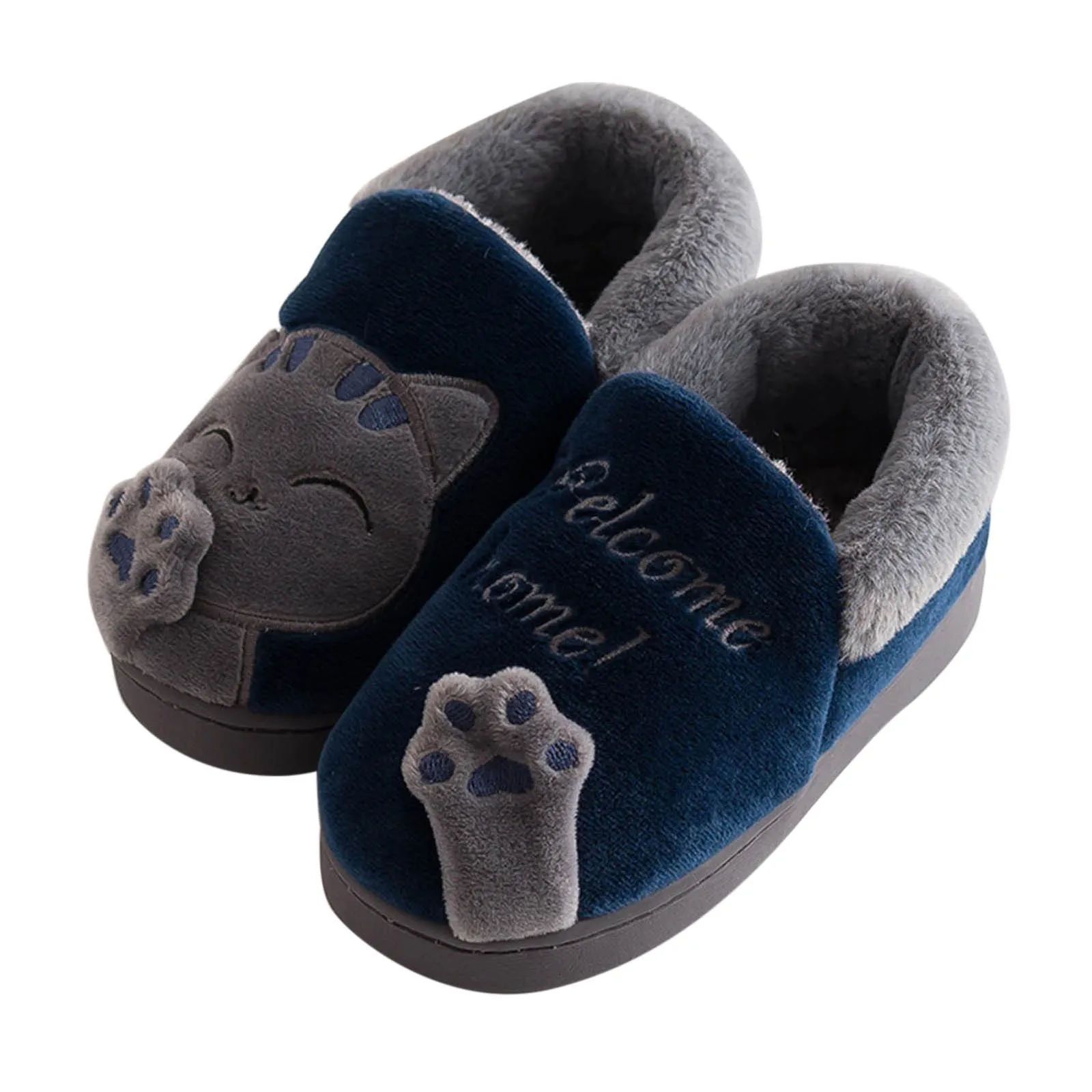 girls leather shoes Kids Baby Boys Girls Winter Slippers Cartoon Cat Non-slip Home Indoors Shoes Fashion Warm Children Bedroom Shoes Slippers comfortable sandals child