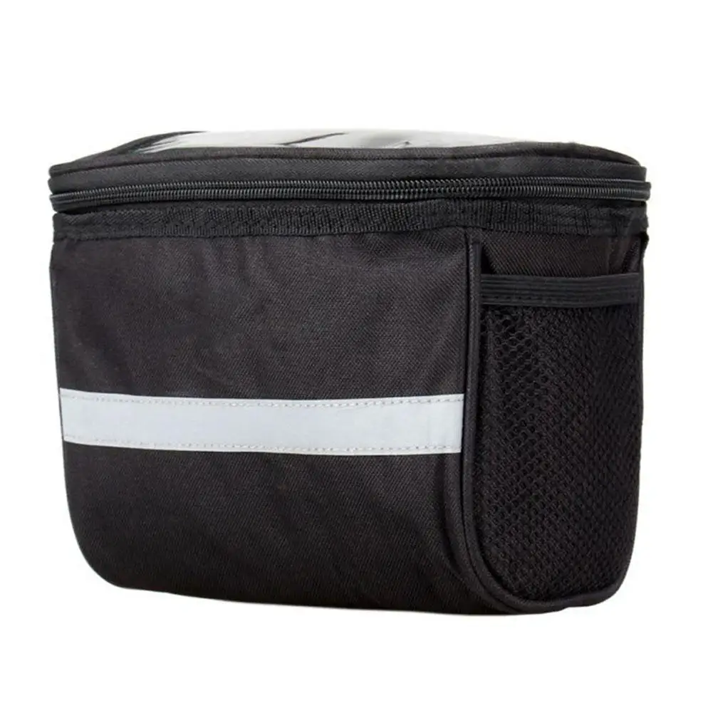 Bicycle Bag Reflective Tape Touch Transparent Mobile Phone Bag Excellent Durability Storage Bag For Outdoor Riding Supplies
