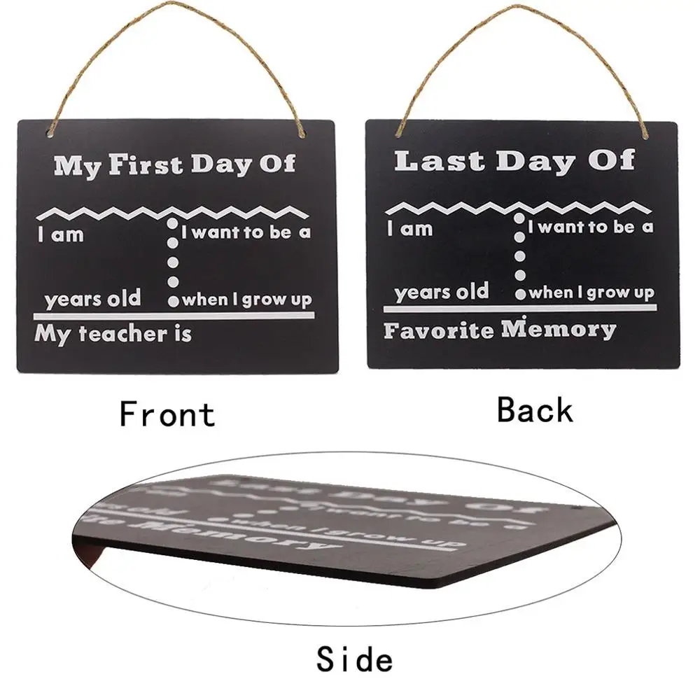 Школьная доска Студенческая Двухсторонняя доска кулон печатная плата Детская комната украшения листинг деревянные ремесла