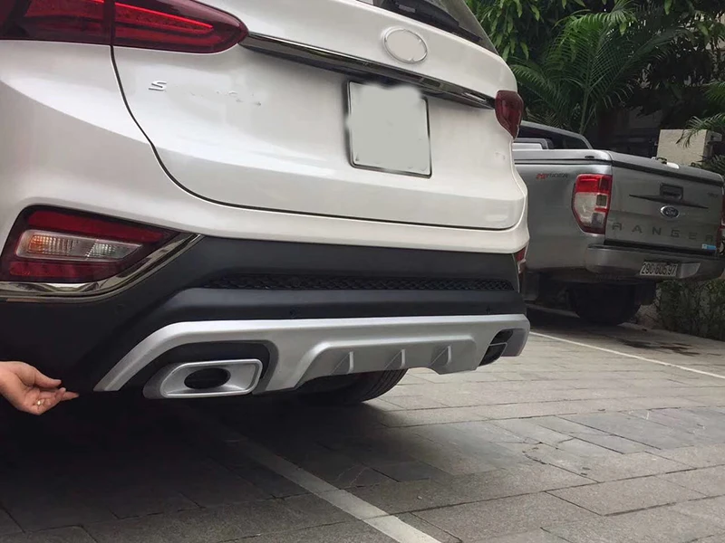 Защитные аксессуары для переднего и заднего бампера Hyundai SANTAFE 2019 2020