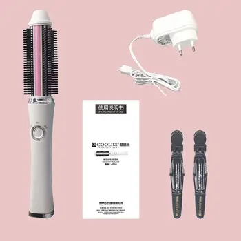 

Electric Hair Curling Straightener Curler Hair Styler Straightener Heat Comb Multifunction Hair Styler Heat