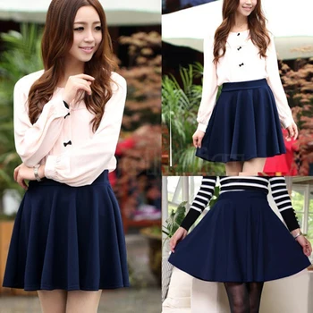 

2019 Newly Hot New Women Skirt Sexy Mini Short Skirt Fall Skirts Womens Stretch High Waist Pleated Tutu Skirt MSK66