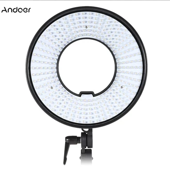 

Andoer 300 LED Video Light Selfie Ring Light Ring Photography Lighting Ringlight Camera Photo Studio Light for Camera Camcorder