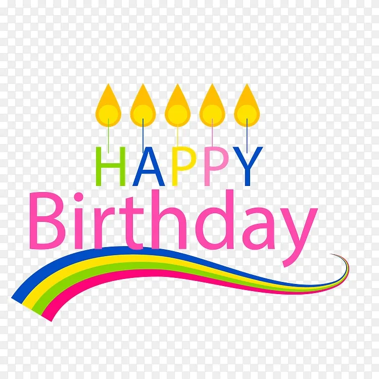 Happy Birthday标签png图片素材免费下载 图片编号ywjmbxmq Pngbag素材网