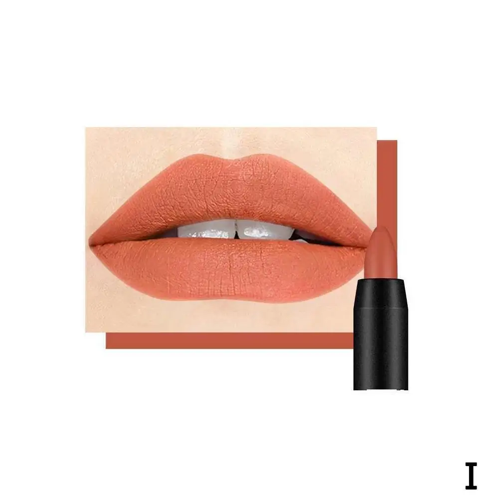 19Color Sexy Kiss Proof Matte Lipstick Longlasting Makeup Pen Lipsticks Lip I2E9 Give Your Lips A Long Lasting Color - Цвет: as the picture 9