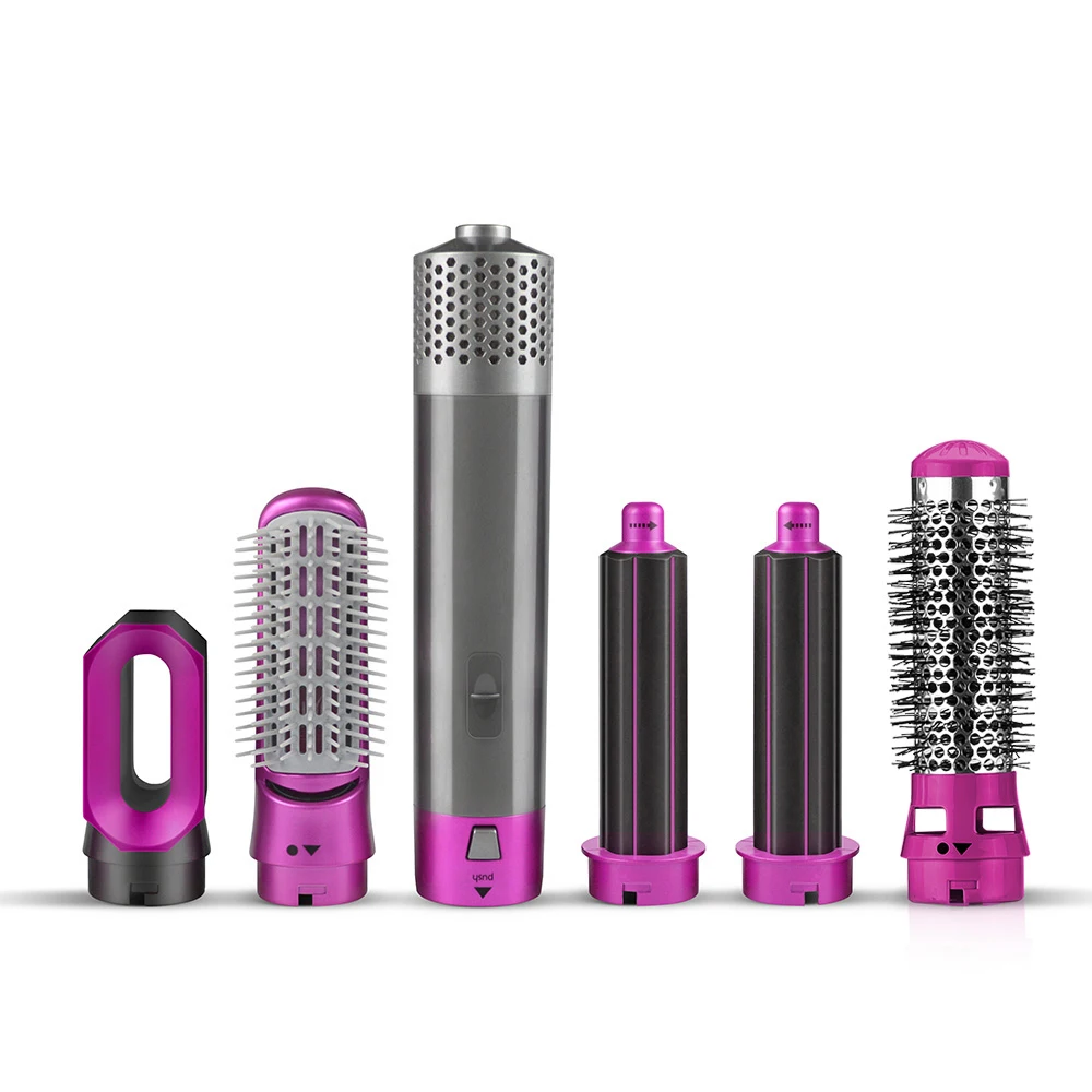 US $1.848.00 5 In 1 Multifunctional Hair Dryer Comb Hot Air Styler Comb Straightening Rotating Brush Curling Iron Hair Styling Tool