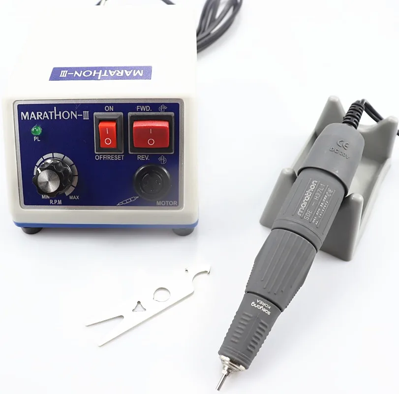 Micromotor Machine LAAOVE N3 35k RPM Polishing Handpiece or E type Electric Motor contra angle & straight handpiece 3