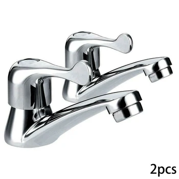 

Taps Sink Tap Single Lever Twin Basin Hot Cold Water Kitchen Cloakroom
