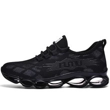 2020 New Flying Weave Super Light Men's Running Shoe Outdoor Sport Shoes Mens Cushioning Non-slip Mesh Walking Shoes Men Sneaker