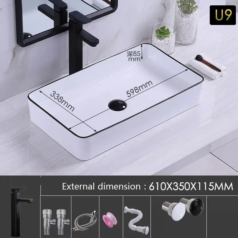 Version M Nablatowa чаша да Appoggio Pia Para Lavandino Waschtisch Evier Salle De Bain Lavabo ванная комната Куба Banheiro раковина умывальник - Цвет: Version M
