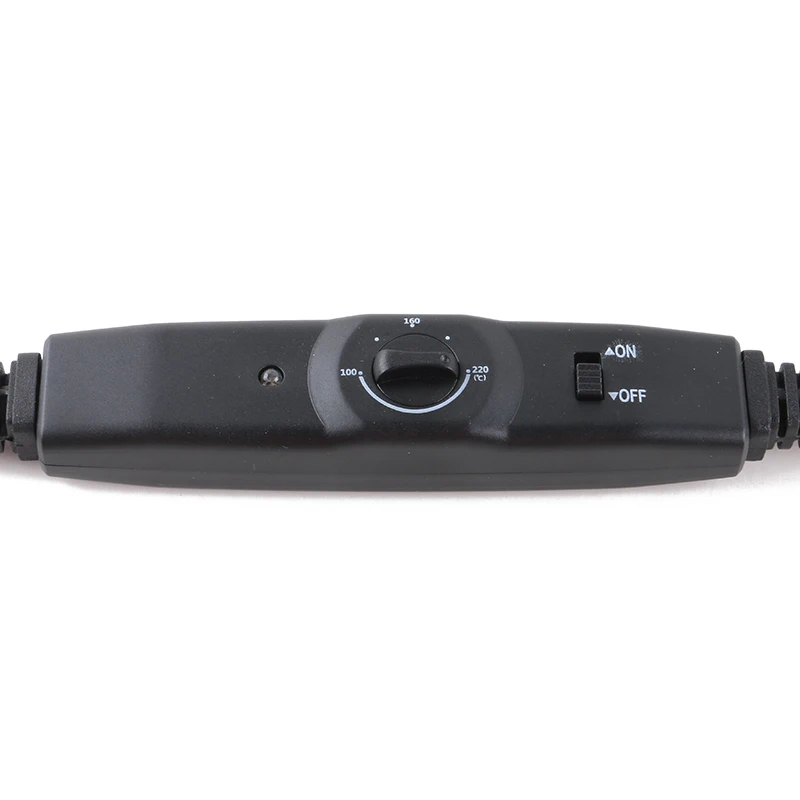Black Adjustable Temperature 220℃ Professional Hair Extension Fusion Iron Heat Hair Connectors Keratin Melting Tool hair extension tool