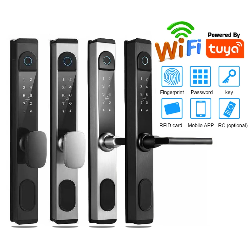 Smart Bluetooth App Elektronische Türschloss Fingerabdruck Touch Passwort-Keypad 