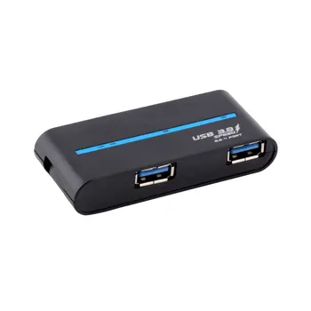 

1pc Hot USB 3.0 4 Port 1(Input)/4(Output) High Speed Powered Hub For Mac Book Desktop Laptop PC Smart Device Hot Worldwide