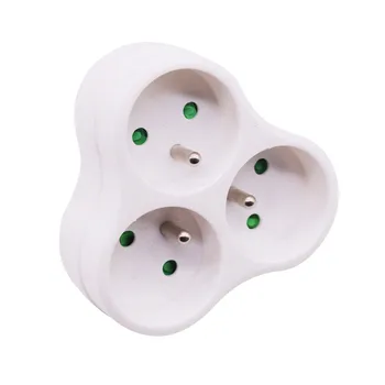 

1 pcs French Standard Power Adapter French Switch Socket French Standard Converter1 Exposed 2 Holes