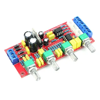 

NE5532 Volume Low Module Music High Medium Flexible Preamplifier Control Board Adjustable HIFI Enthusiast Modified Tone DIY
