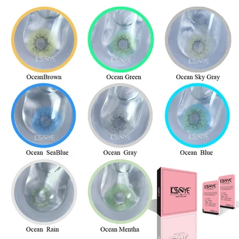 

HOTSELLING 1pair Ocean series Colored Contact Lenses Cosmetic Contacts Natural Color Lens