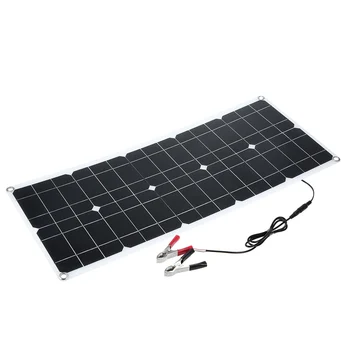 

100W Solar Panel with 2 USB Interface Car Battery Charger Kits