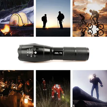 

Powerful Led Flashlight Ultra Bright Led torch T6/L2 Zoomable Bicycle Light use AAA 18650 battery Waterproof Outdoor Flashlight