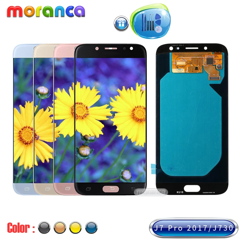

Original Super Amoled LCD For Samsung Galaxy J7 Pro 2017 J730 J730F LCD Display and Touch Screen Digitizer Assembly