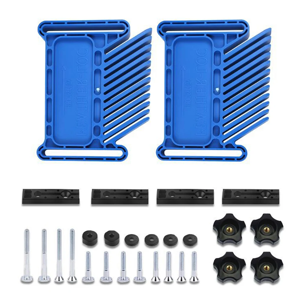 

Multi-purpose Feather Loc Board Set Woodworking Engraving Machine Double Featherboards Miter Gauge Slot Woodwork DIY Tools