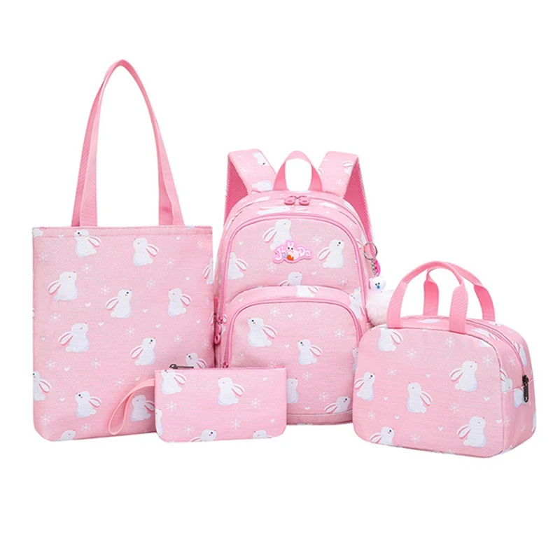 Orthopedic Schoolbag Bookbags Print-Bags Travel Backpack Girls Student Cartoon Weysfor