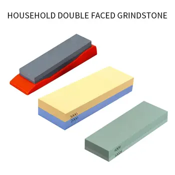 

320 1000 3000 grit Double-sided sharpening stone base Angle guide set corundum sharpener Kitchen knife grinding whetstone blade