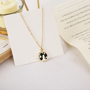 

2020 New Hot Fashion Round Personality Star Girl Double Simple Charm Romantic Boho Cute Beautiful Necklace For Women Jewelry