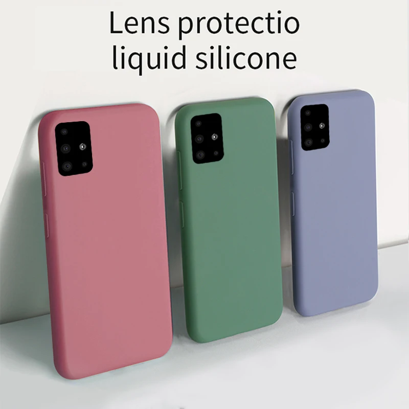 For Samsung Galaxy A51 A70 A71 A50 A40 A30 A20 A10 Case Solid Color Silicone Case For S20 S7 S8 S9 S10 Plus s10e Note 9 8 10 For Samsung Galaxy A51 A70 A71 A50 A40 A30 A20 A10 Case Solid Color Silicone Case For S20 S7 S8 S9 S10 Plus s10e Note 9 8 10