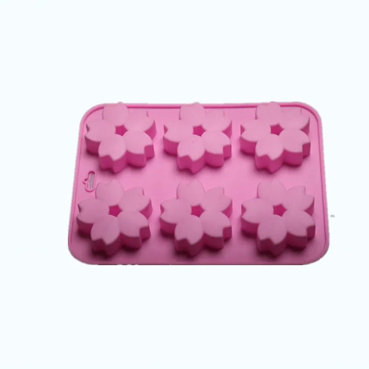 Handmade Soap Molds DIY Aromatherapy Wax Gypsum Aromatherapy Mould Cherry Blossom Mould Wax